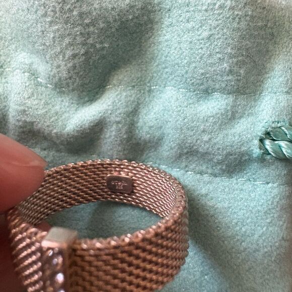 Tiffany & Co. Diamond Mesh Ring - Picture 7 of 7